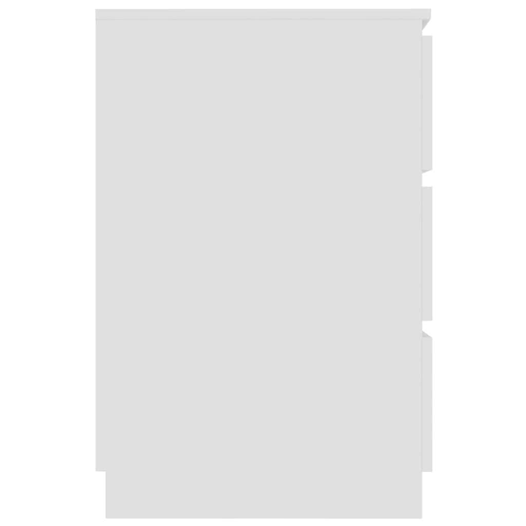 Scrivania Bianca 140x50x77 cm in Legno Multistrato - homemem39