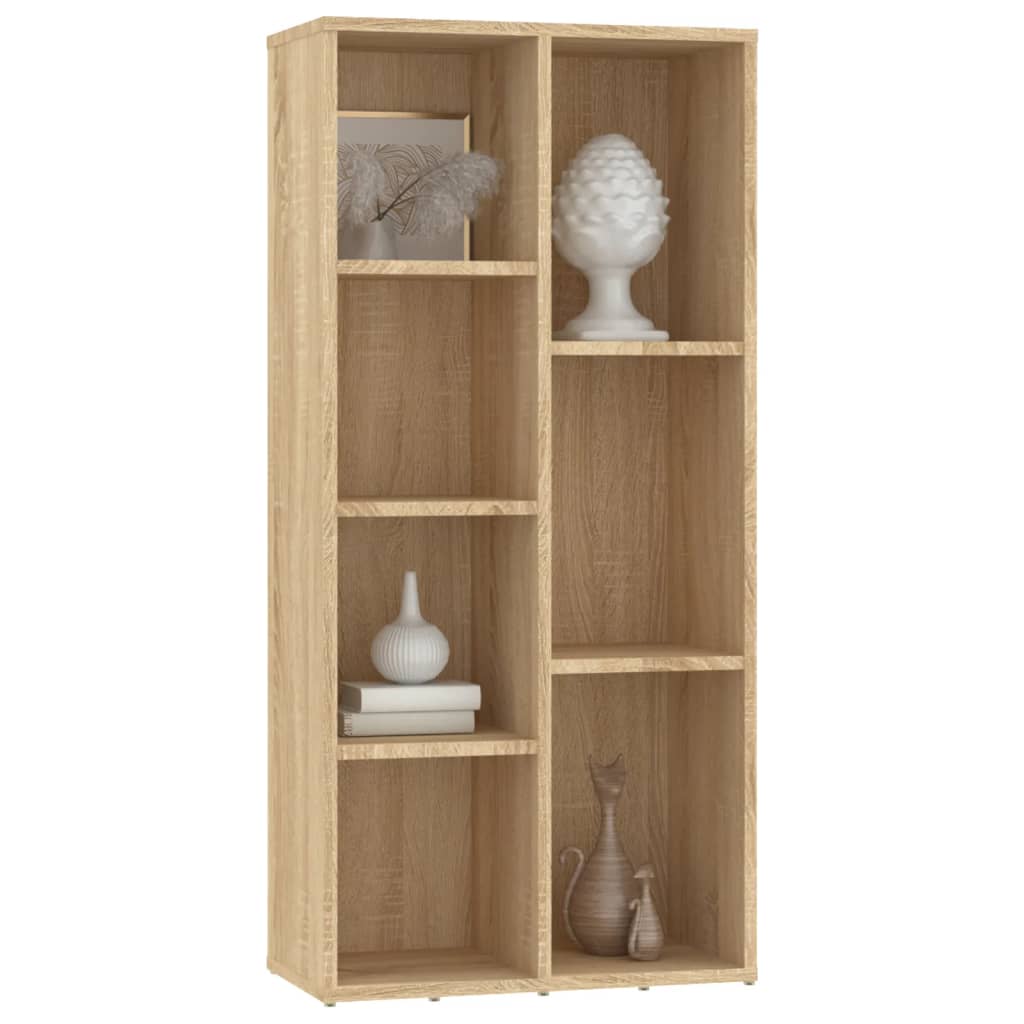 Libreria Rovere Sonoma 50x25x106 cm in Legno Multistrato - homemem39