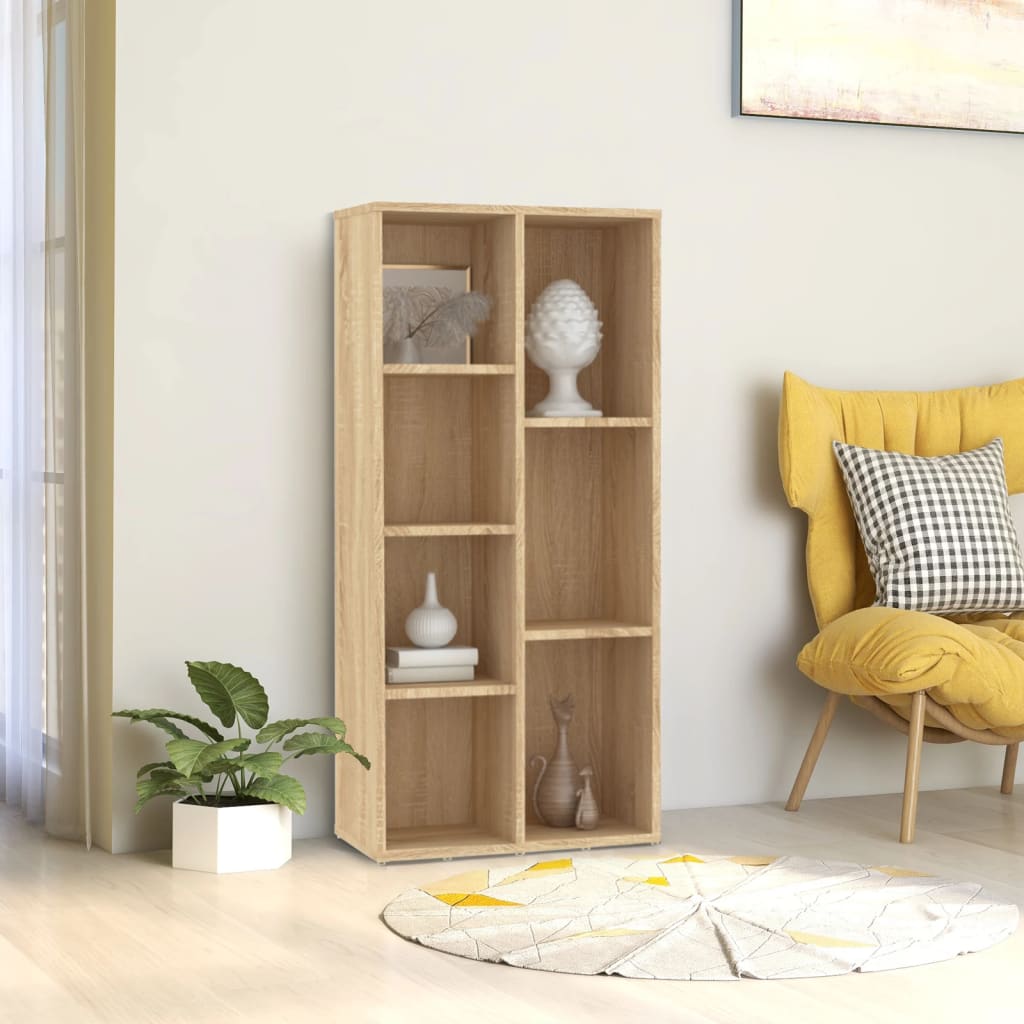 Libreria Rovere Sonoma 50x25x106 cm in Legno Multistrato - homemem39