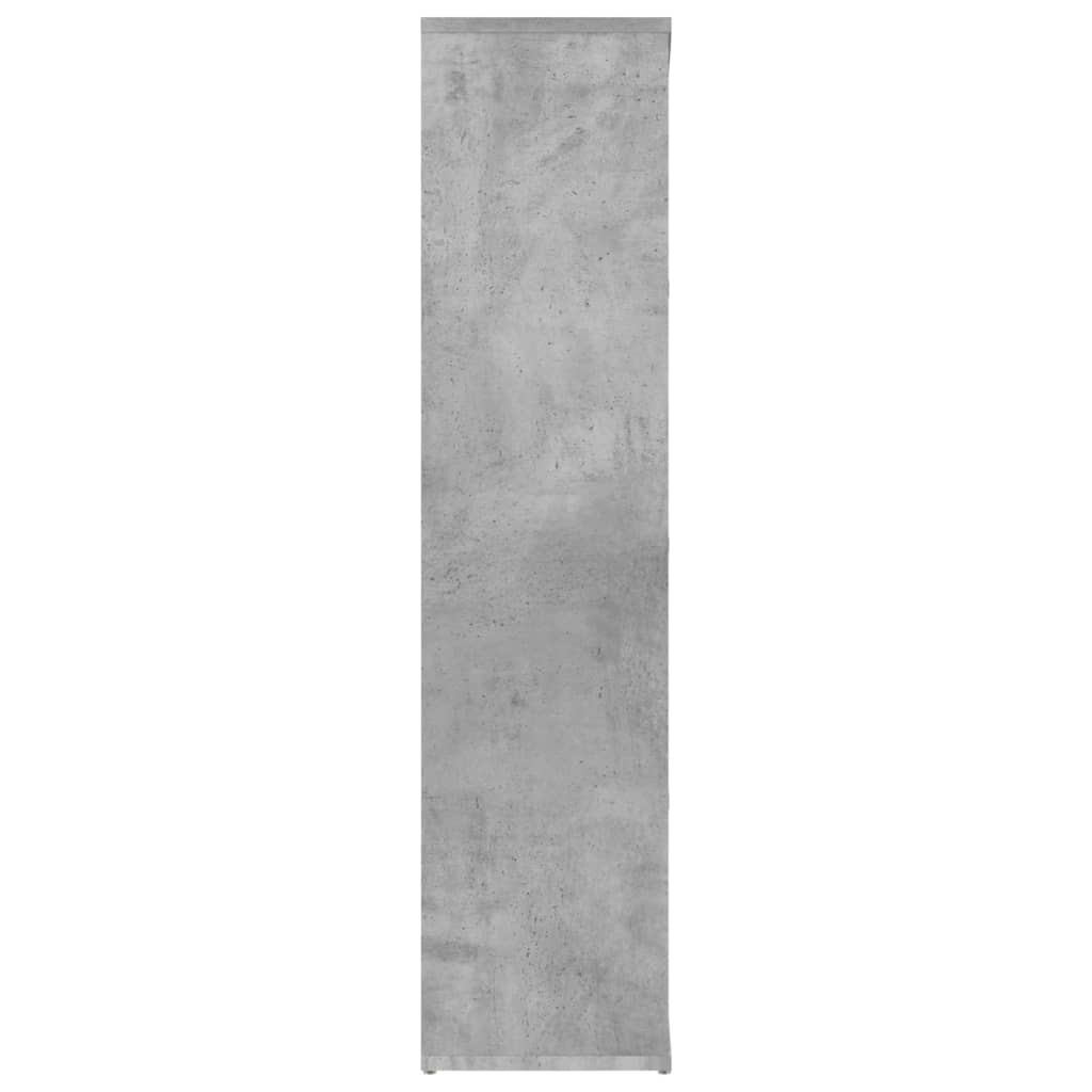 Libreria Grigio Cemento 50x25x106 cm in Legno Multistrato | homemem39