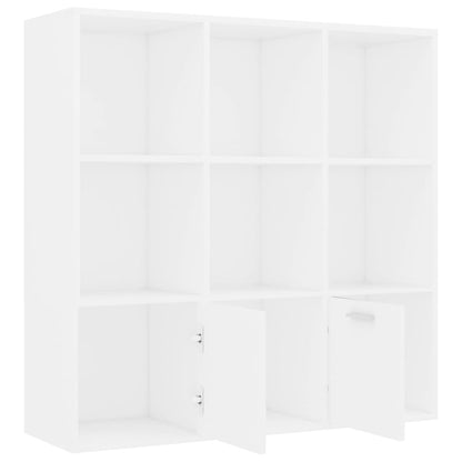 Libreria Bianca 98x30x98 cm in Legno Multistrato