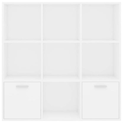 Libreria Bianca 98x30x98 cm in Legno Multistrato