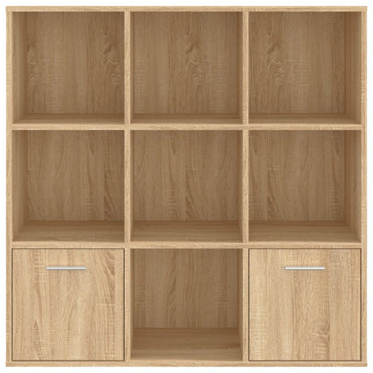 Libreria Rovere Sonoma 98x30x98 cm in Legno Multistrato | homemem39