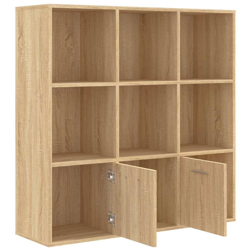 Libreria Rovere Sonoma 98x30x98 cm in Legno Multistrato | homemem39