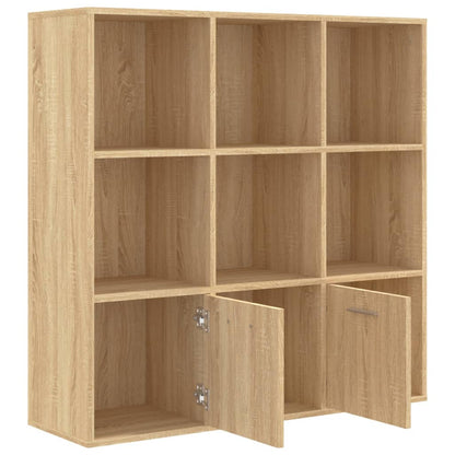 Libreria Rovere Sonoma 98x30x98 cm in Legno Multistrato | homemem39