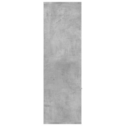 Libreria Grigio Cemento 98x30x98 cm in Legno Multistrato | homemem39
