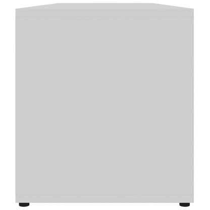 Mobile Porta TV Bianco 120x34x37 cm in Legno Multistrato