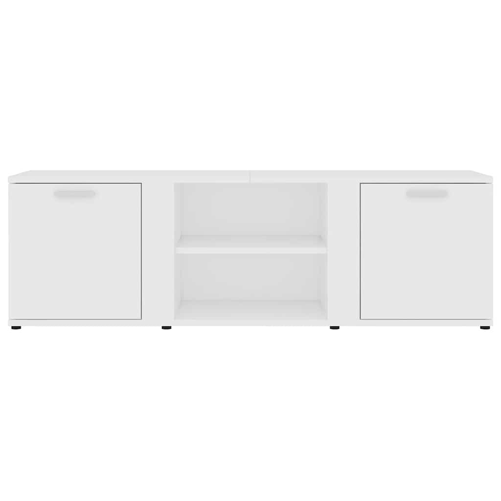 Mobile Porta TV Bianco 120x34x37 cm in Legno Multistrato - homemem39