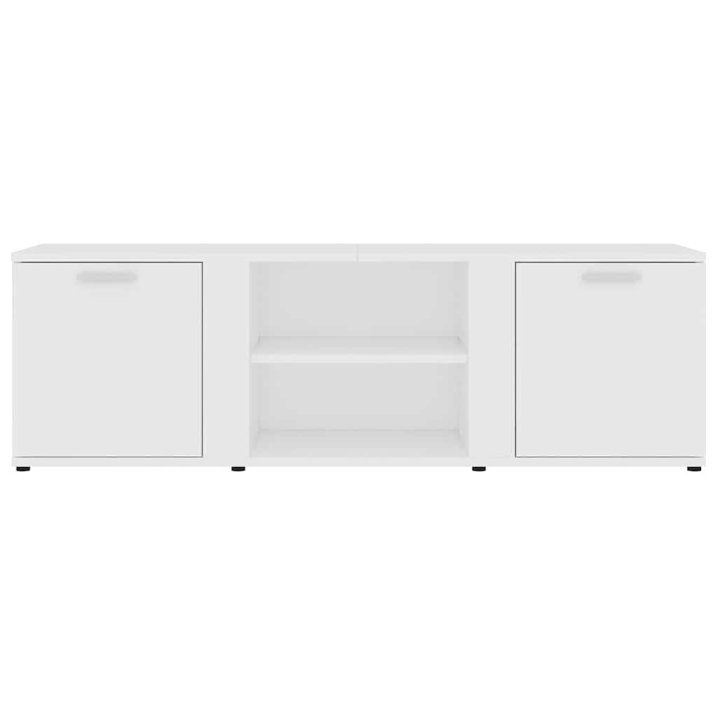 Mobile Porta TV Bianco 120x34x37 cm in Legno Multistrato