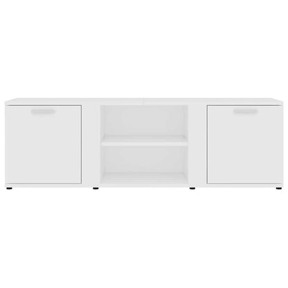 Mobile Porta TV Bianco 120x34x37 cm in Legno Multistrato