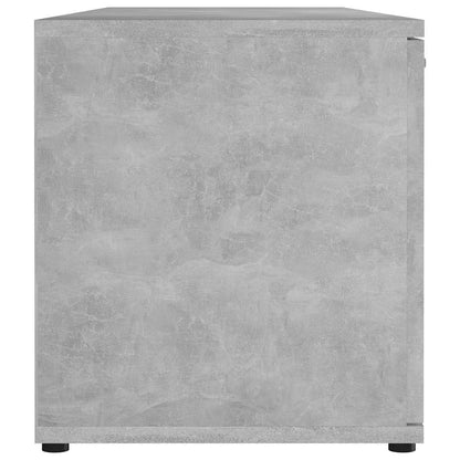 Mobile Porta TV Grigio Cemento 120x34x37cm in Legno Multistrato