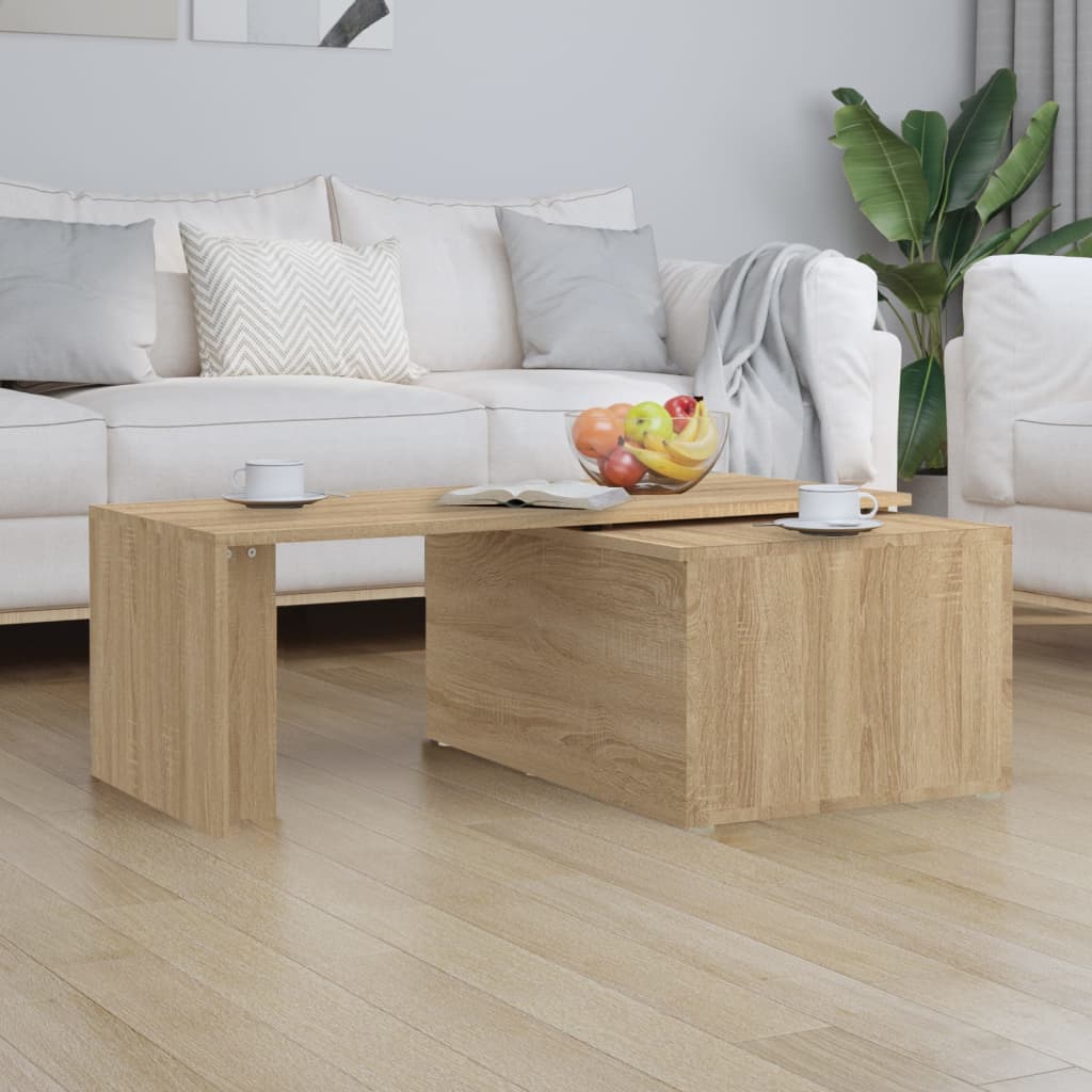 Tavolino da Salotto Rovere Sonoma 150x50x35cm Legno Multistrato | homemem39