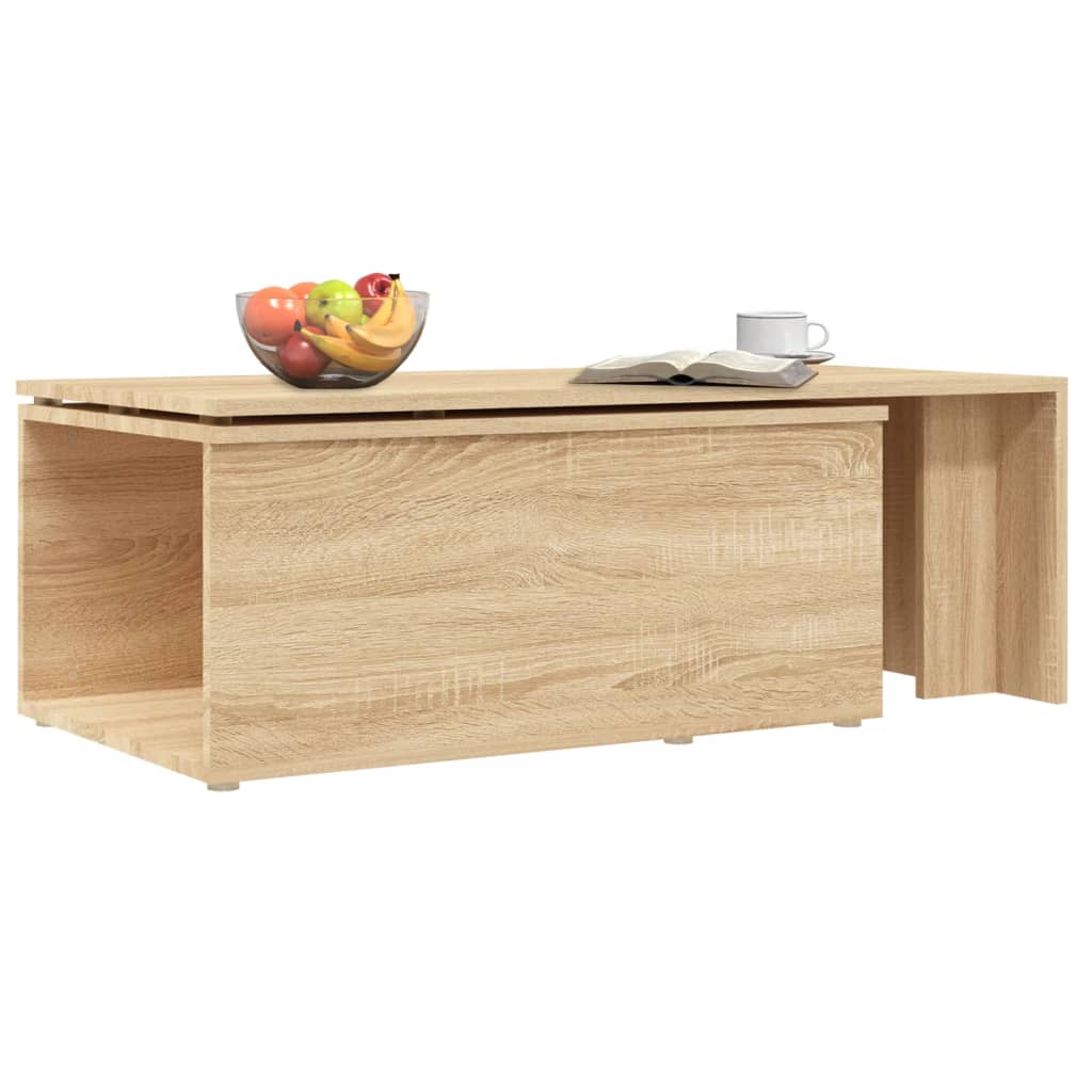 Tavolino da Salotto Rovere Sonoma 150x50x35cm Legno Multistrato | homemem39