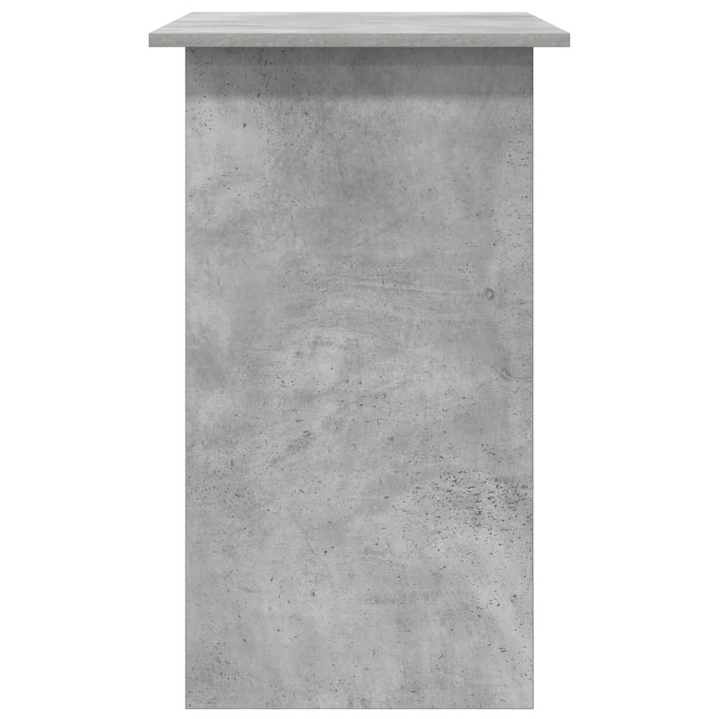 Scrivania Grigio Cemento 80x45x74 cm in Legno Multistrato