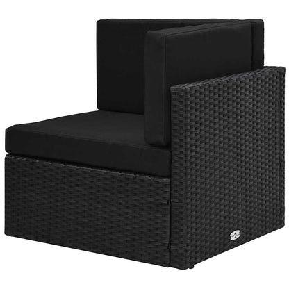 Divano ad Angolo Modulare in Polyrattan