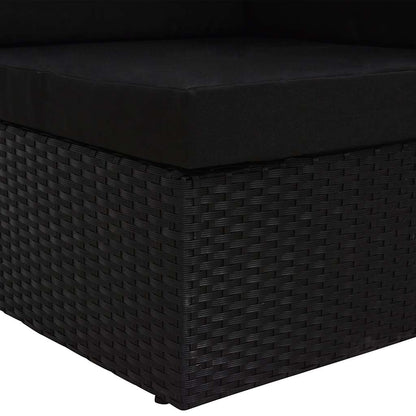 Divano ad Angolo Modulare in Polyrattan