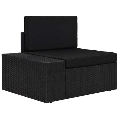 Set Divani da Giardino 3 pz in Polyrattan