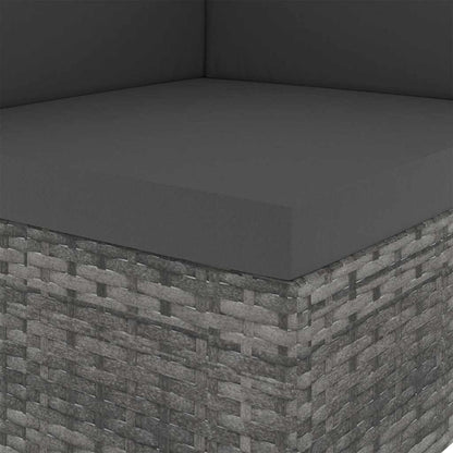 Divano ad Angolo Modulare in Polyrattan