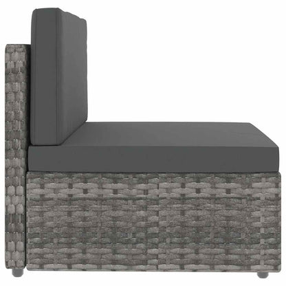 Divano Modulare a 2 Posti in Polyrattan