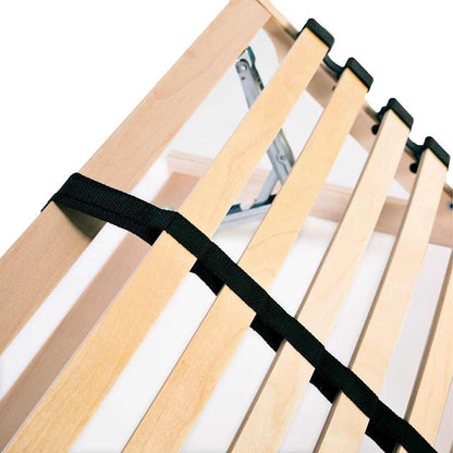 Reti a Doghe 2 pz 7 Zone con 28 Doghe in Legno 70x200 cm | homemem39