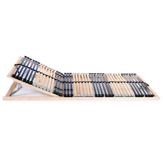 Reti a Doghe 2 pz 7 Zone con 42 Doghe in Legno 80x200 cm | homemem39