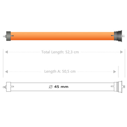 Rohrmotoren 3 Stück 50 Nm