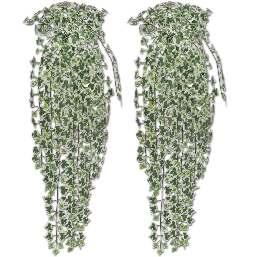 Foglie Artificiali di Edera 4 pz Variegata 90 cm | homemem39