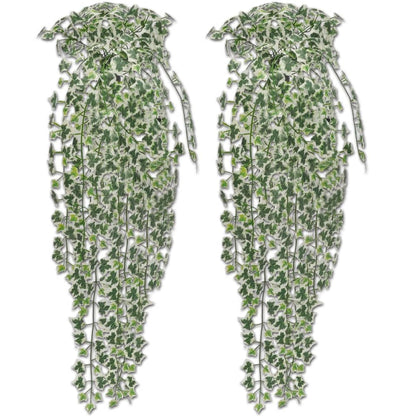 Foglie Artificiali di Edera 4 pz Variegata 90 cm | homemem39