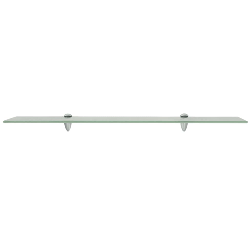 Mensole Galleggianti 2 pz in Vetro 80x10 cm 8 mm | homemem39