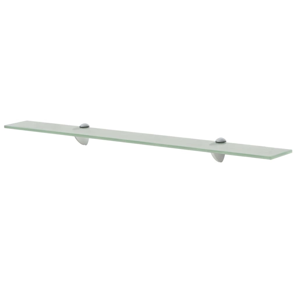 Mensole Galleggianti 2 pz in Vetro 80x20 cm 8 mm | homemem39