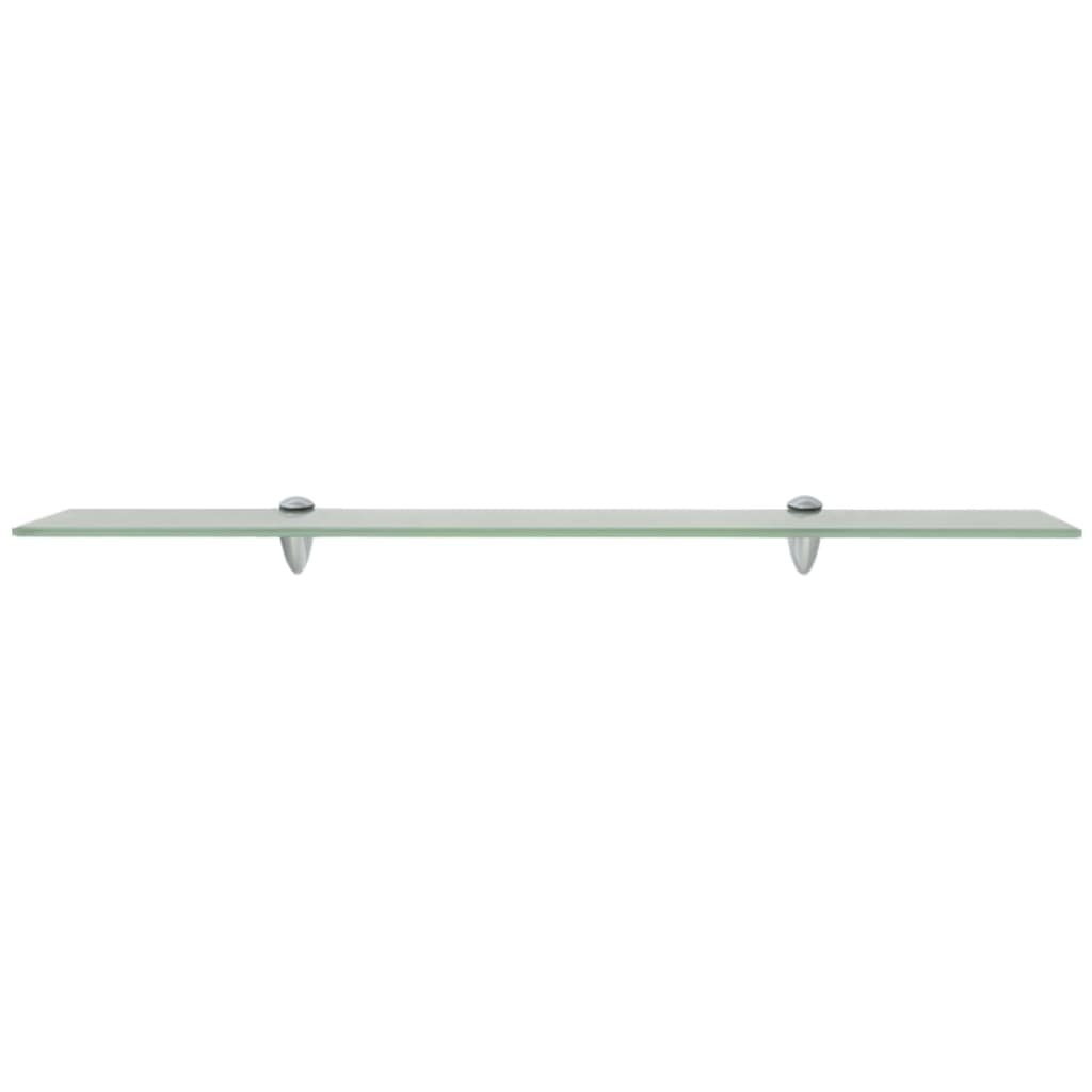 Mensole Galleggianti 2 pz in Vetro 80x20 cm 8 mm | homemem39