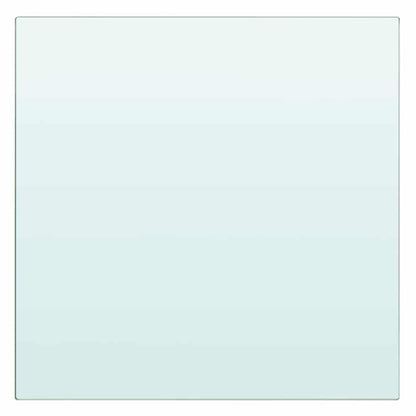 Mensole in Vetro Trasparente 2 pz 30x30 cm