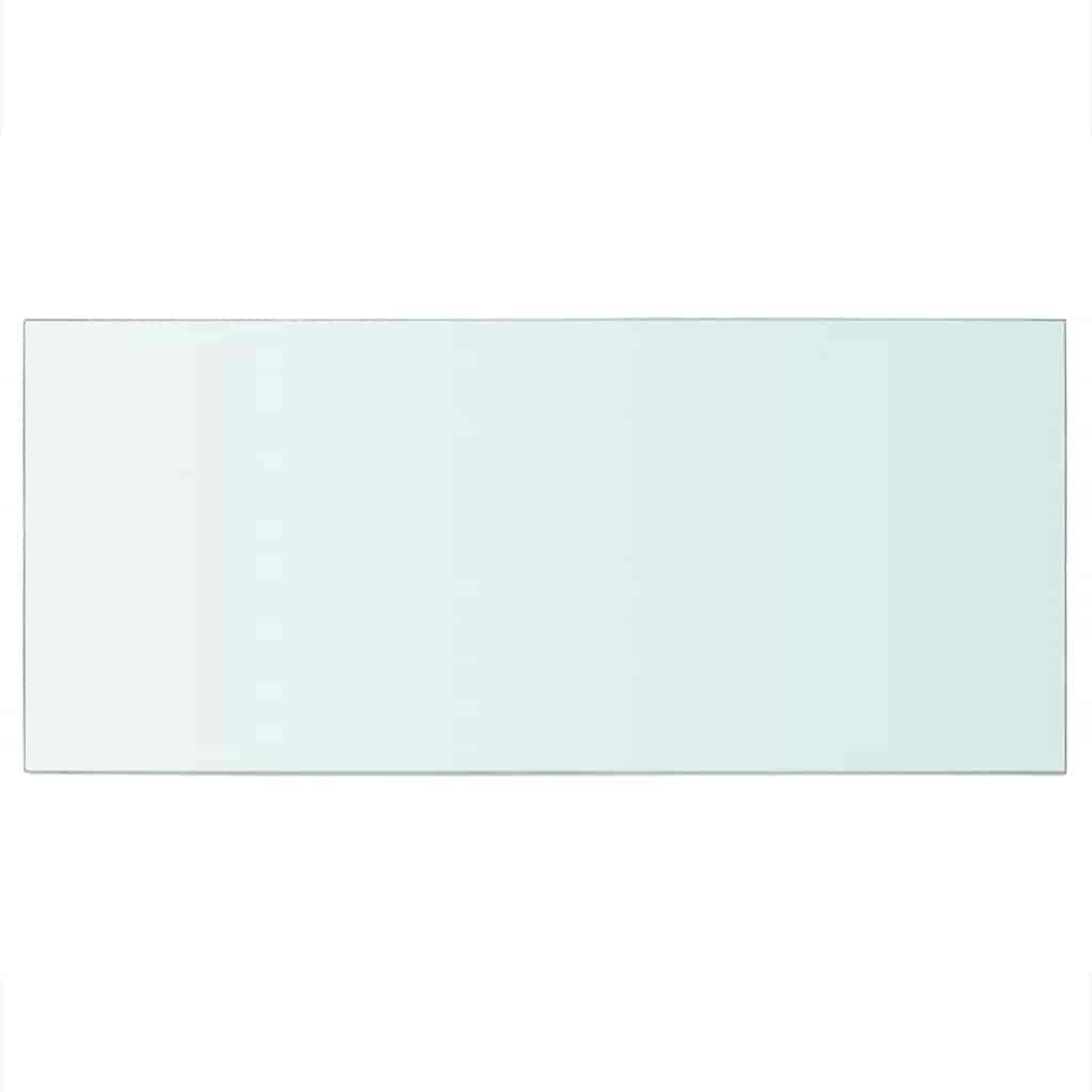 Mensole in Vetro Trasparente 2 pz 50x25 cm | homemem39