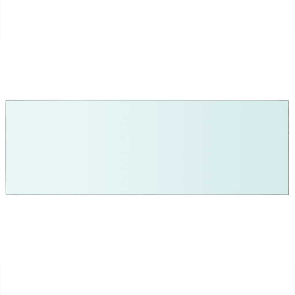 Mensole in Vetro Trasparente 2 pz 70x25 cm - homemem39