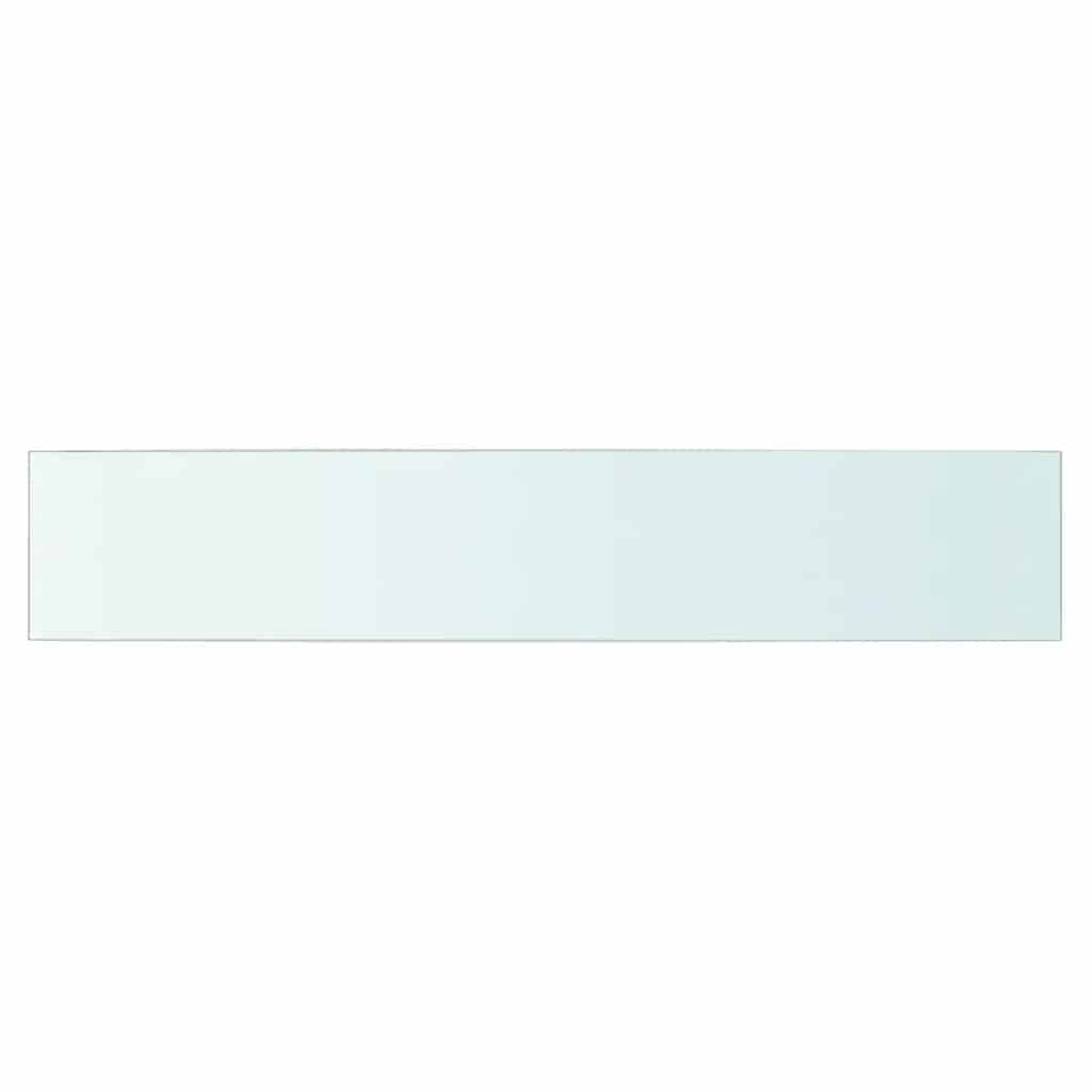 Mensole in Vetro Trasparente 2 pz 80x15 cm | homemem39