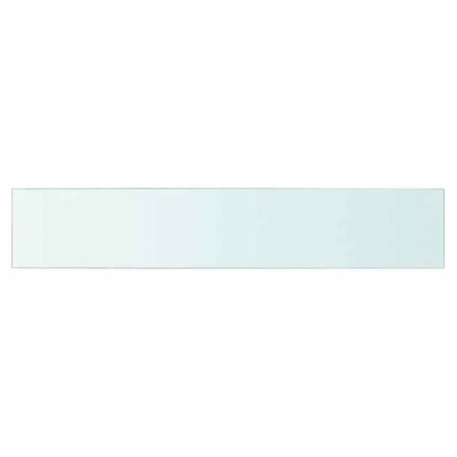 Mensole in Vetro Trasparente 2 pz 80x15 cm | homemem39