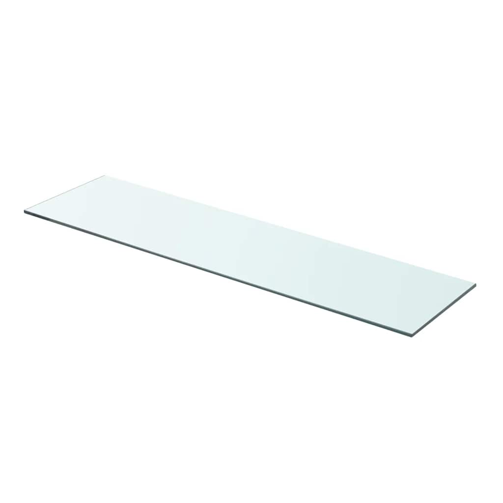 Mensole in Vetro Trasparente 2 pz 80x20 cm | homemem39
