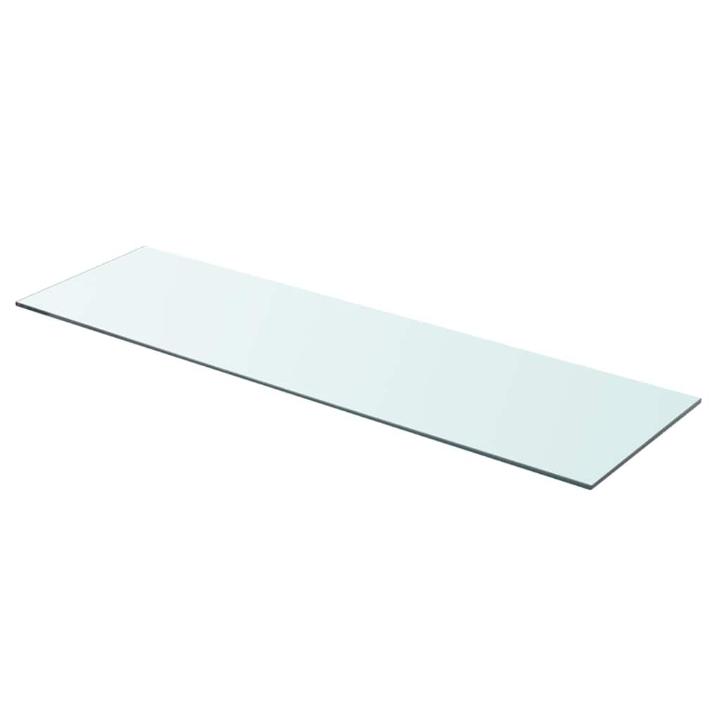 Mensole in Vetro Trasparente 2 pz 90x25 cm | homemem39