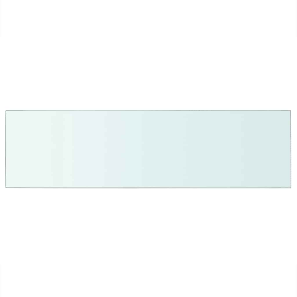 Mensole in Vetro Trasparente 2 pz 90x25 cm | homemem39