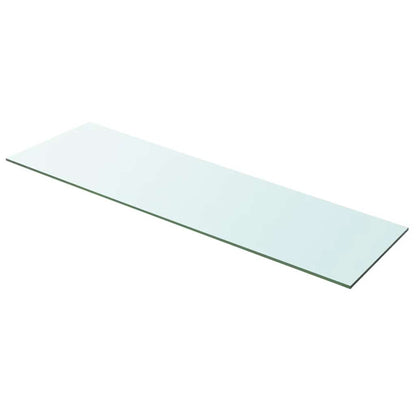 Mensole in Vetro Trasparente 2 pz 100x30 cm | homemem39