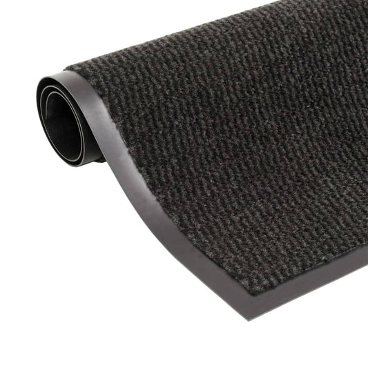Tappeti Antipolvere 2 pz Rettangolari Trapuntati 40x60 cm Neri | homemem39