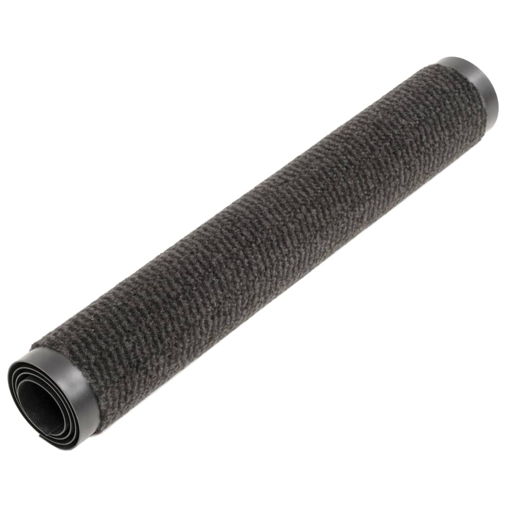 Tappeti Antipolvere 2 pz Rettangolari Trapuntati 40x60 cm Neri - homemem39