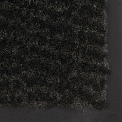 Tappeti Antipolvere 2 pz Rettangolari Trapuntati 40x60 cm Neri | homemem39