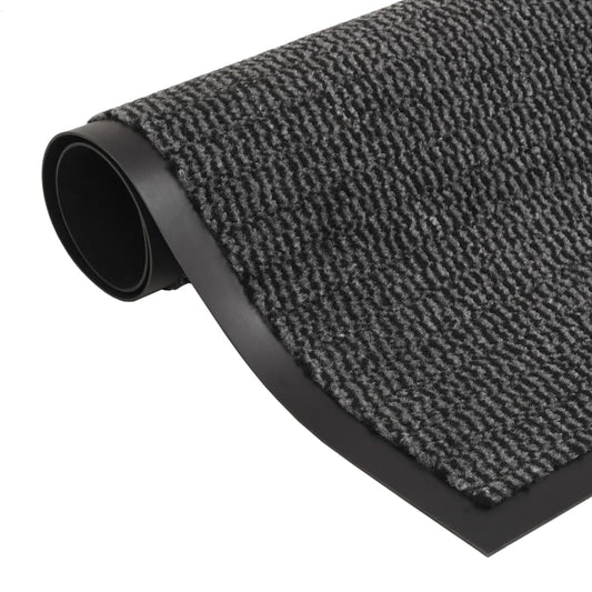 Tappeti Antipolvere 2 pz Trapuntati 60x90 cm Antracite | homemem39