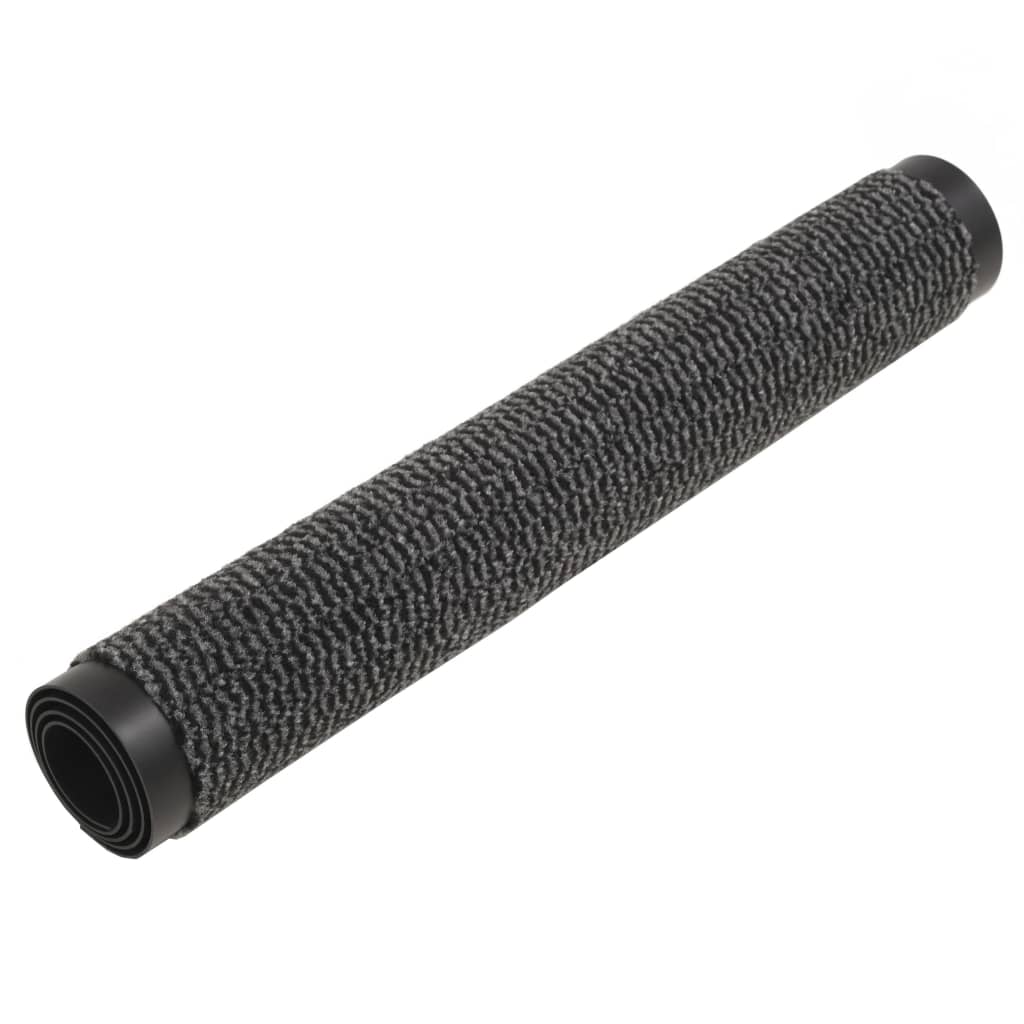 Tappeti Antipolvere 2 pz Trapuntati 60x90 cm Antracite | homemem39