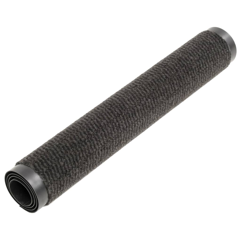 Tappeti Antipolvere 2 pz Rettangolari Trapuntati 120x180cm Neri - homemem39