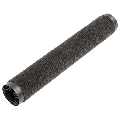 Tappeti Antipolvere 2 pz Rettangolari Trapuntati 120x180cm Neri - homemem39