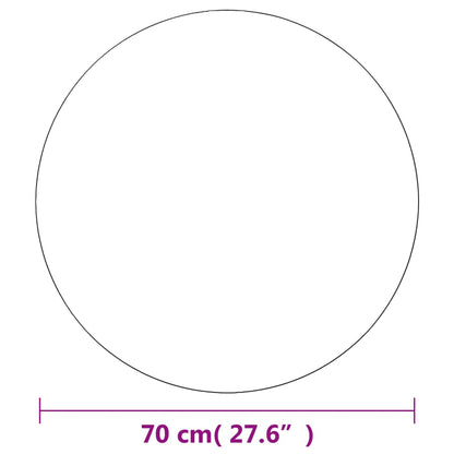 Specchi da Parete 2 pz 70 cm in Vetro Circolari - homemem39