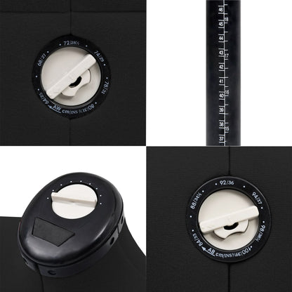 Manichino Femminile Regolabile Nero Taglia S Size 33-40 - homemem39