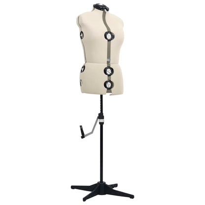 Manichino Femminile Regolabile Crema Taglia M 40-46 - homemem39